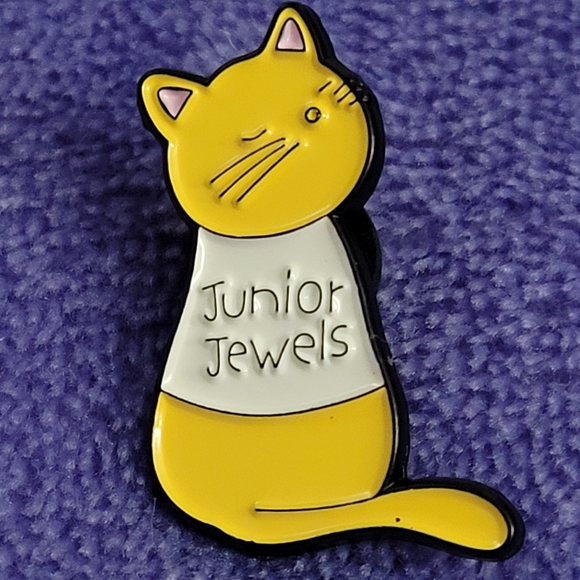 Swiftie Fan Cat With Junior Jewels Taylor Swift Video Tee Enamel Pin - Picture 4 of 10